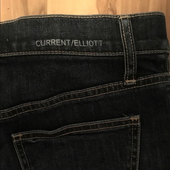 Current Elliot The Ultra Highwaist Distress Jean/Denim Short Sz 24 - Picture 5 of 8